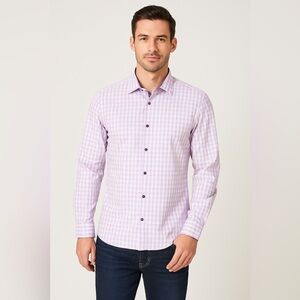 Nick Graham long sleeve button down business casual shirt
